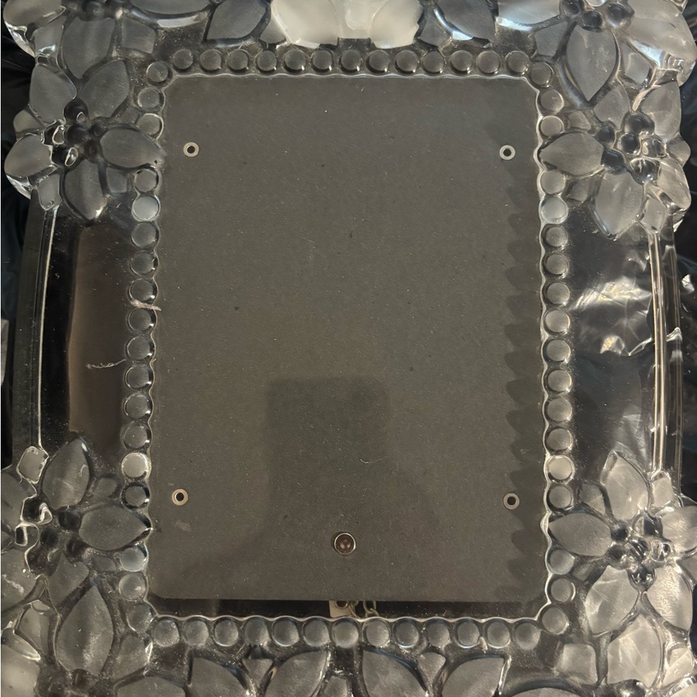 Floral Glass Picture Frame